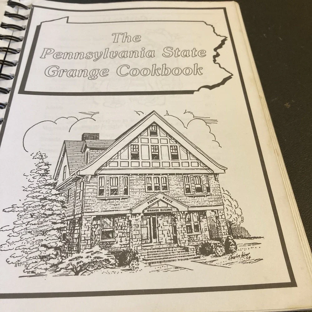The Pennsylvania State Grange Cookbook - 2nd Printing 1992 Vtg Spiral Recipe HTF